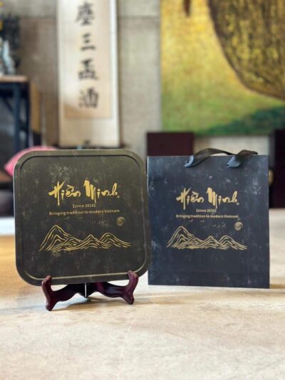 GREEN PUERH TEA CAKE GIFT BOX (Hộp Quà Tặng Bánh Hoàng Lão Trà)